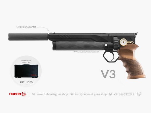 Huben GK1 V3 pistolet PCP semi-automatique 6,35 mm