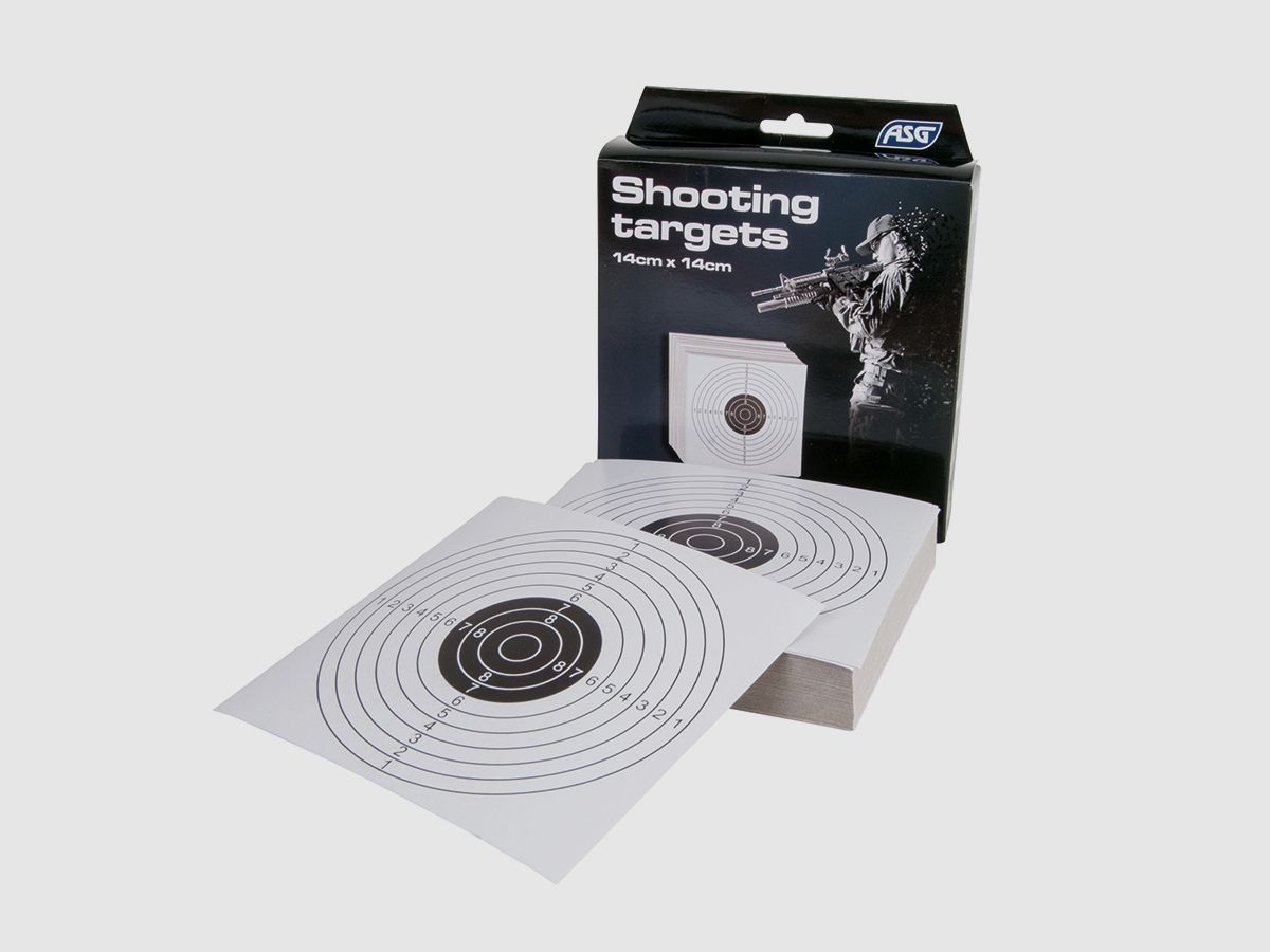 ASG Zielscheiben 14x14 cm - Airsoft | Druckluft