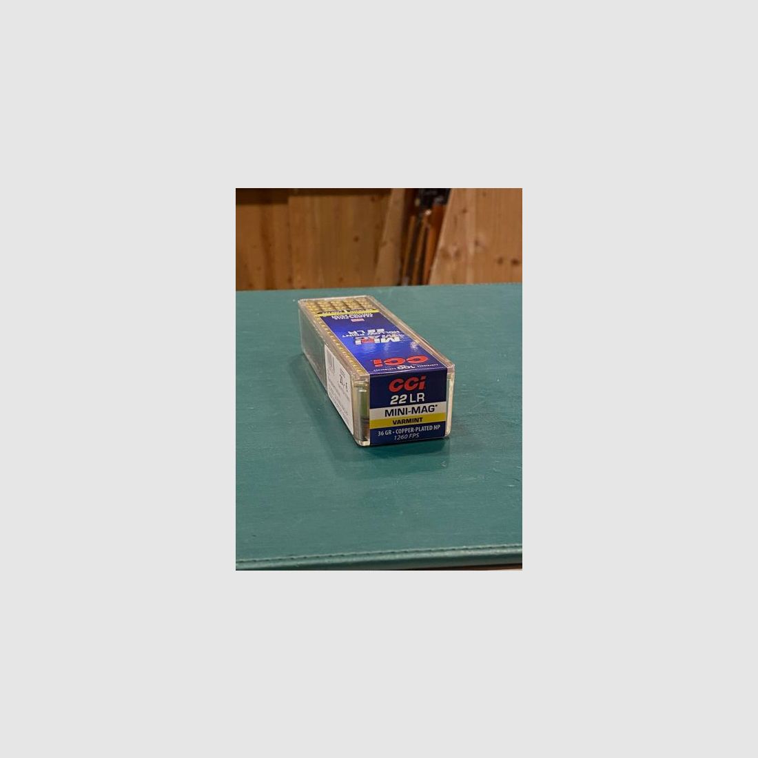 CCI Mini Mag .22 lfB 40grs, 100er Schachtel Varmint (verkupfert, Hohlspitz)