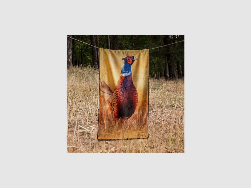 Serviette en coton Zwoltex Faisan marron, image 2 sur 9