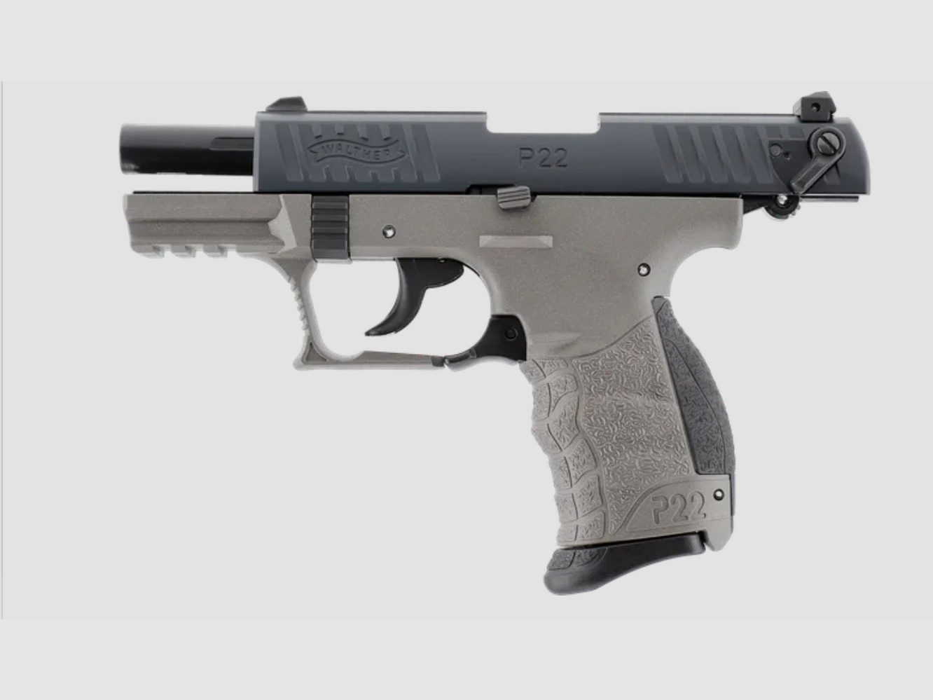 Umarex 308.02.32 Walther Mod. P22Q TGR - Meteor Gray 9 mm P.A.K. 7R