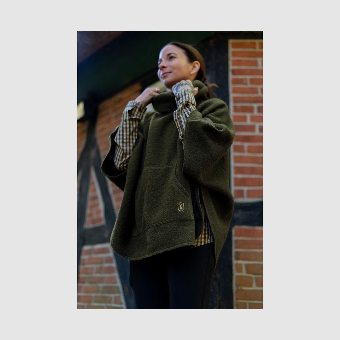 Deerhunter Lady Wilder Poncho W Loden Wood, image 3 of 9