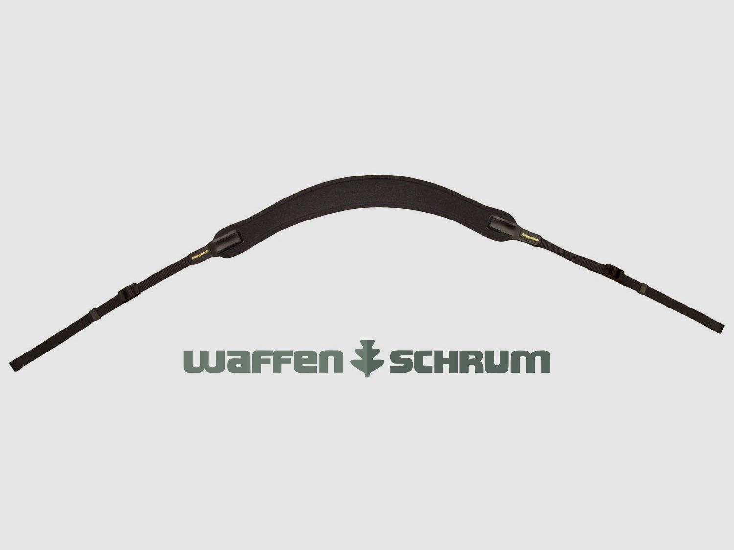 Niggeloh Fernglasriemen Neopren - schwarz Outline Kontur