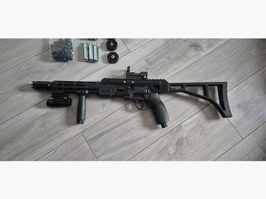 Gebrauchter Umarex Home Defense T4E Revolver HDR 50 TR cal.50 mit Zubehör