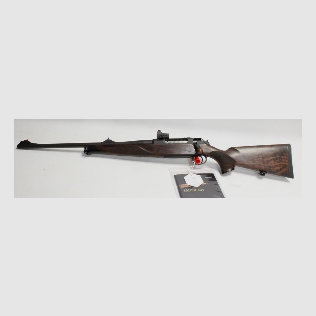 Sauer 404 Elegance Artemis links mit Burris Fast Fire II Rotpunktvisier