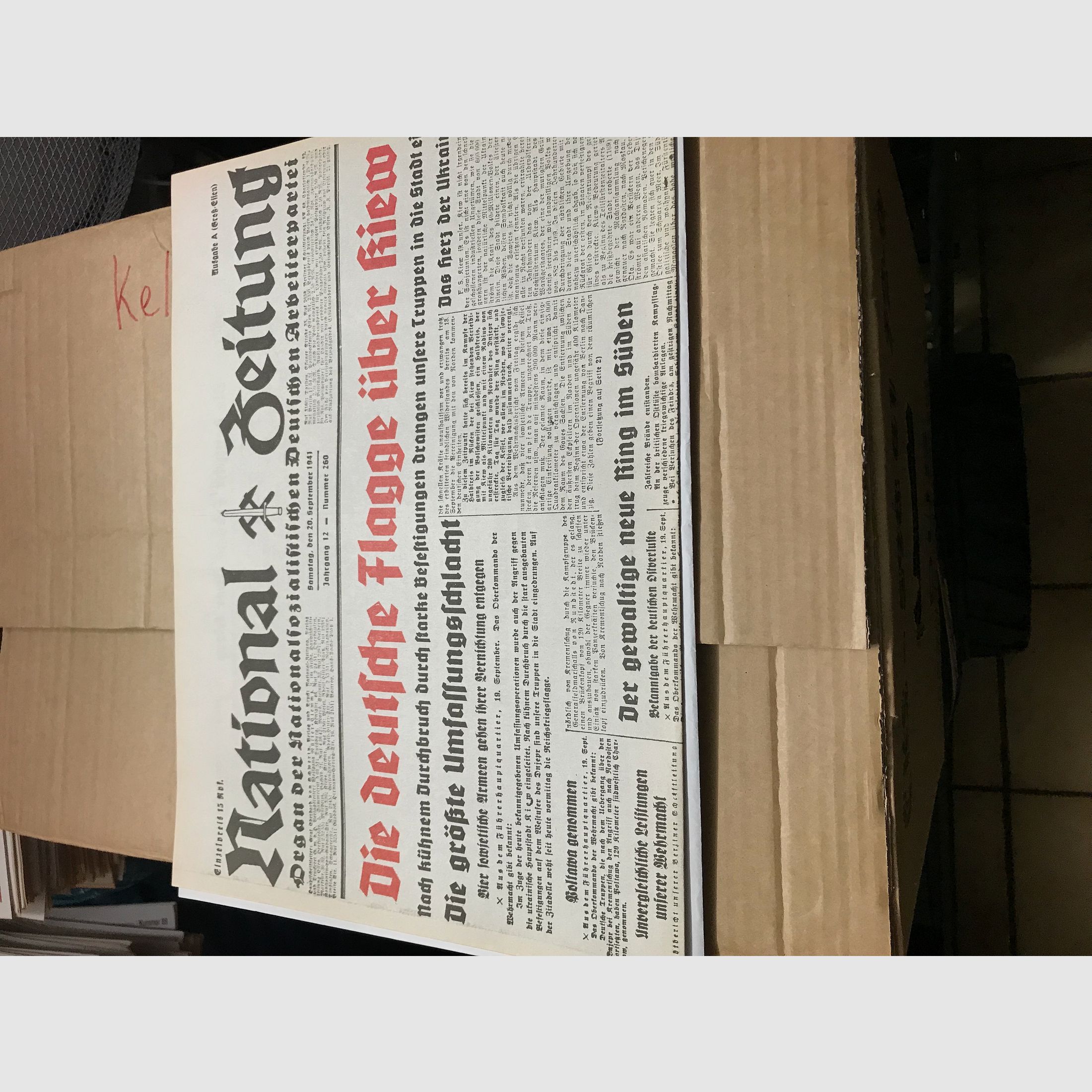 Zeitungszeugen 102 Stück. Für Sammler 