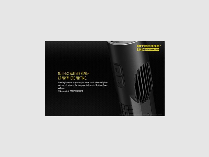 Nitecore LED-Taschenlampe Cree XP-L HI V3 EA45S 1000 Lumen, Bild 20 von 26