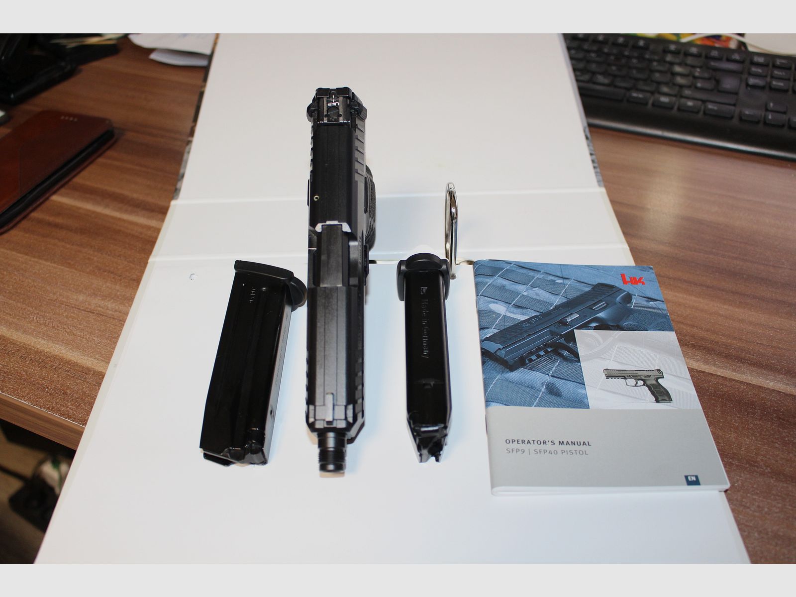 Halbautomatische Pistolie HK SFP 9 SD