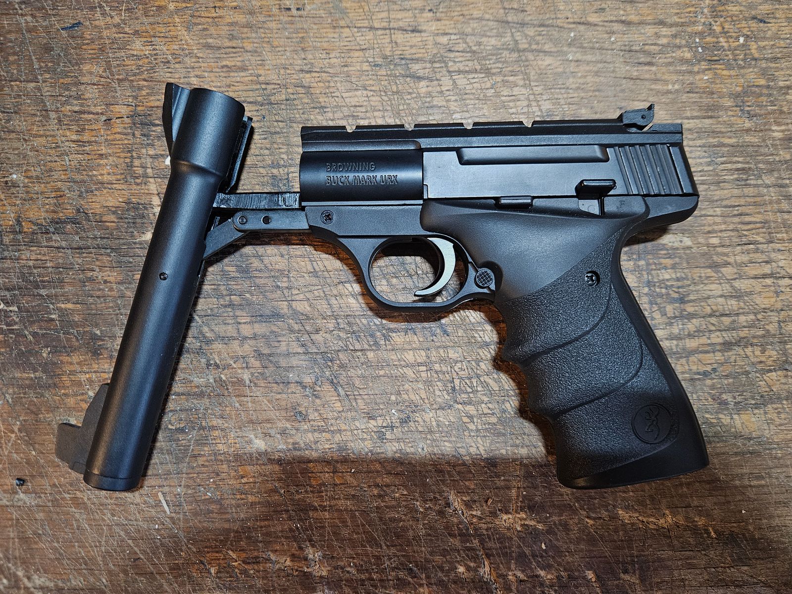 Browning Luftpistole Buck Mark URX Kaliber 4,5 mit viel Zubehör