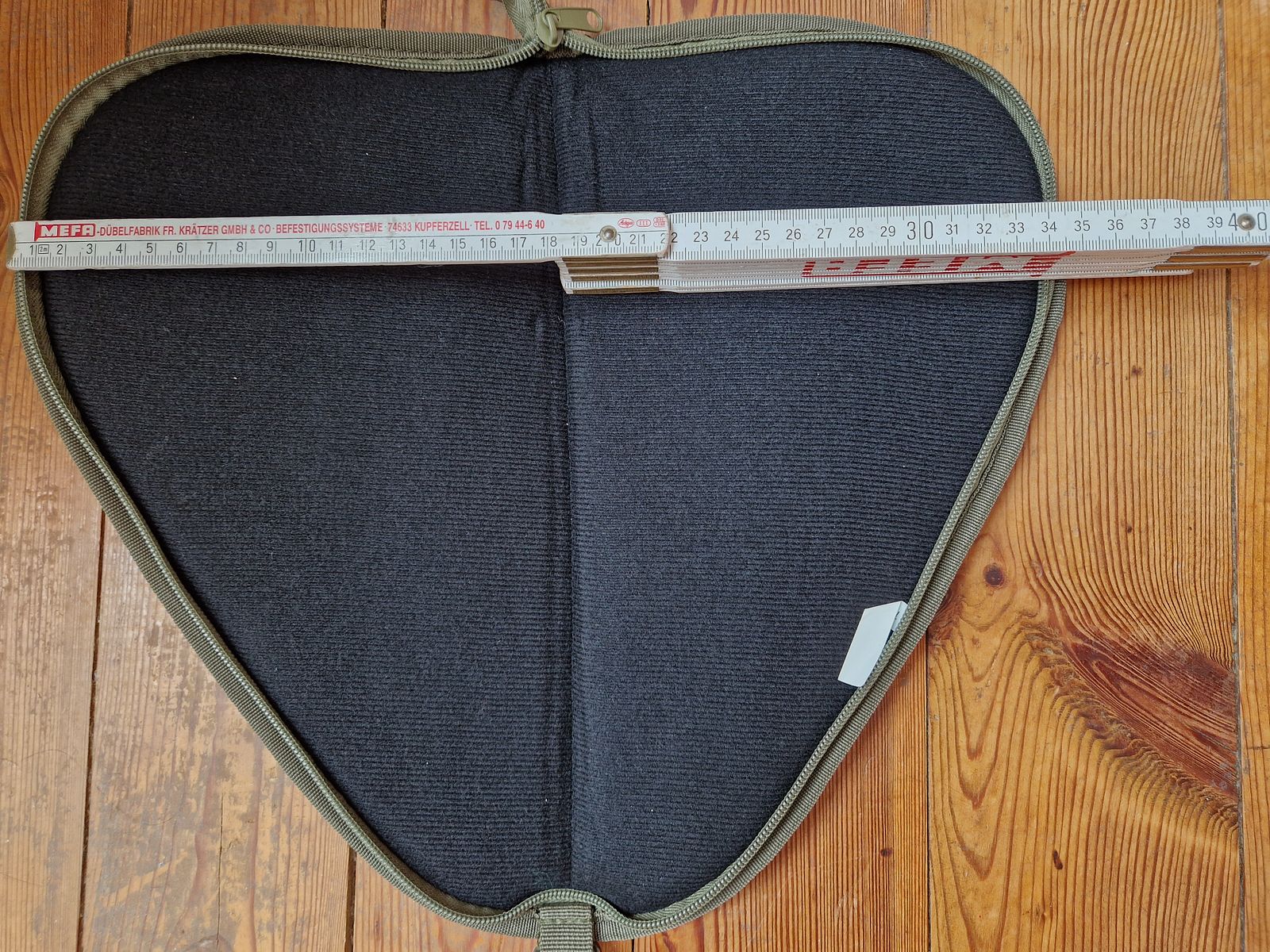 Bolsa para pistolas grande bolsa de transporte con cerradura color: oliva NUEVO