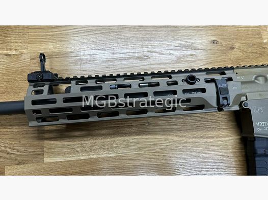 Original H&K M-LOK Handschutz klemmbar FDE sandfarben für Heckler & Koch MR223 HK416 H&K MR 223 G95K G95