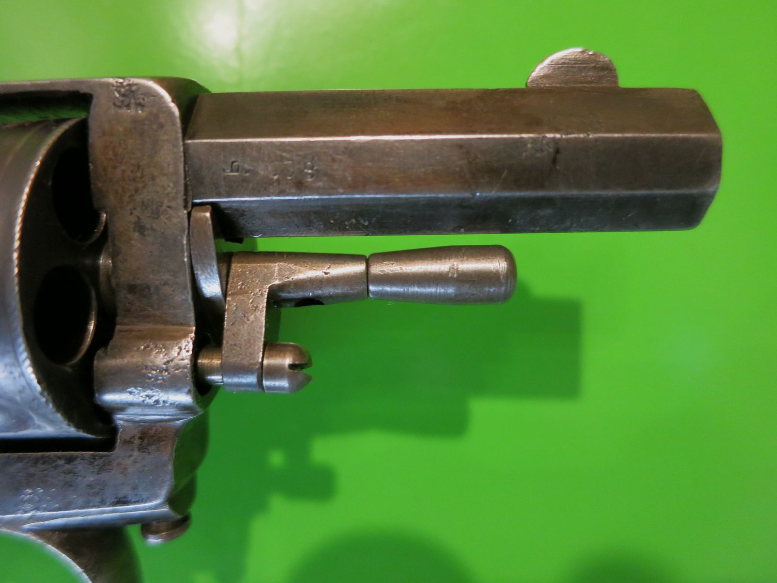 British Bulldog Revolver im Taschenformat, 6-schüssig, Kal. 7 mm/.320     #91-, Bild 8 von 14