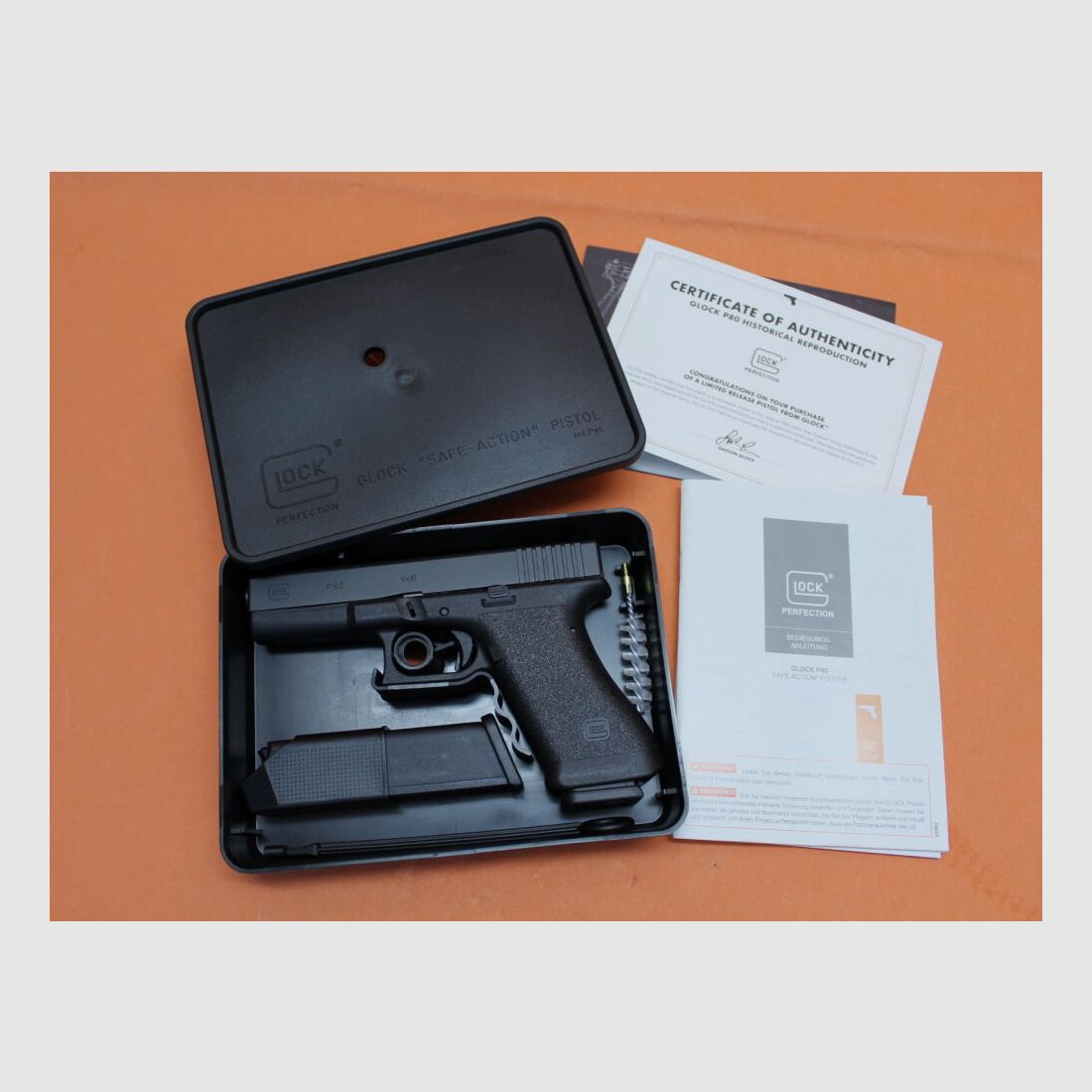 Glock Ha.Pistole 9mmLuger Glock P80: Classic Edition (Historischer Nachbau der Glock 17 Gen1), Bild 4 von 8
