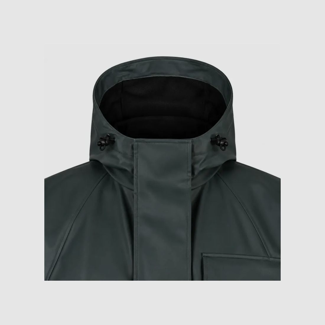 Waterdichte Jas EN 13688 Polyurethaan PVC Donkergroen M tot 3XL, afbeelding 9 van 12