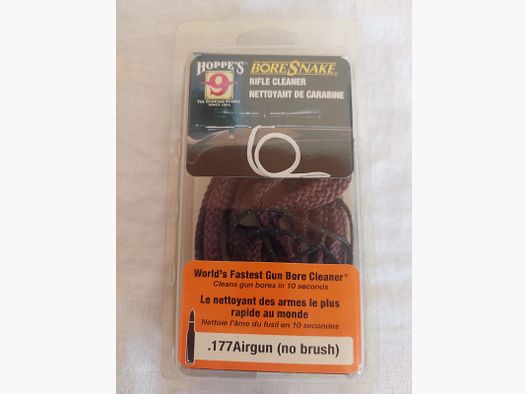 Cleaning cord for air rifles