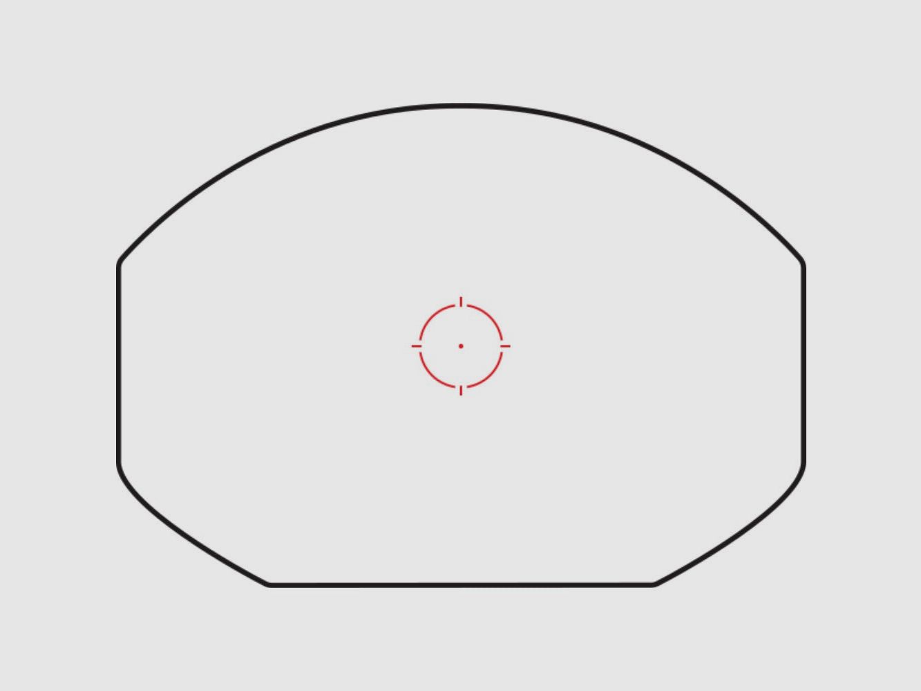 Hawke Reflex Sight 1x30 Circle Dot Absehen für Weaver/ Picatinny, Bild 2 von 4