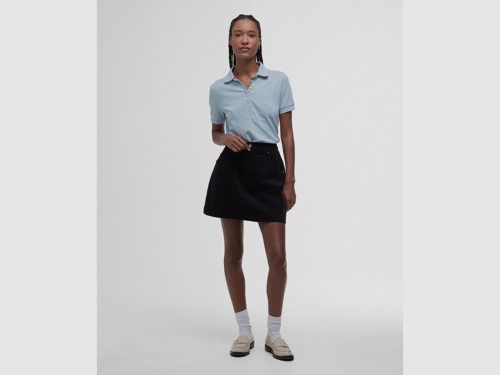 BARBOUR Portsdown Top Blue Idigo Tartan