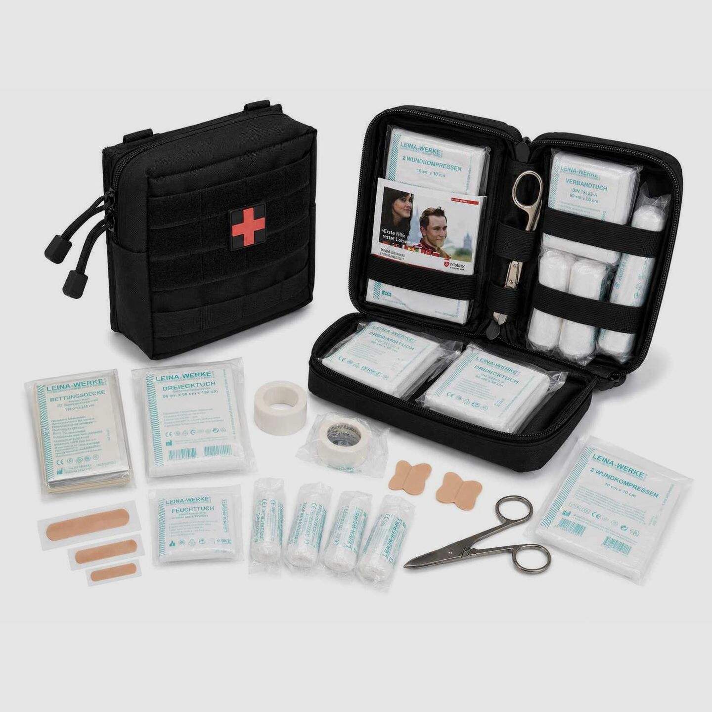 Mil-Tec First Aid Set Leina Pro 43-pcs Large Black #16025502