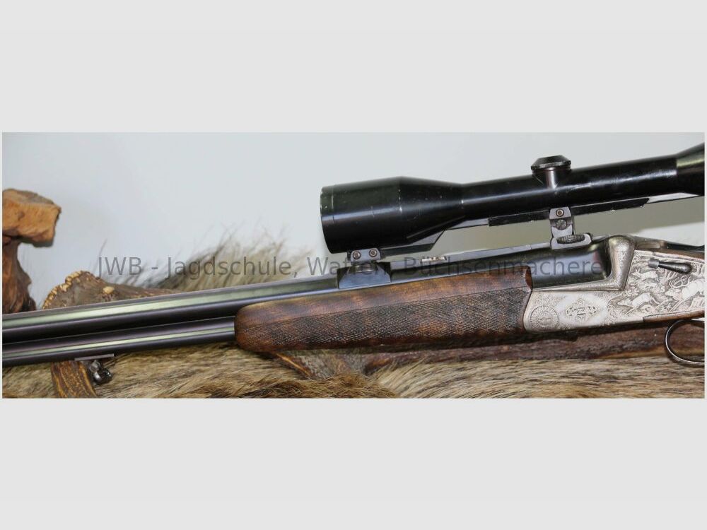 Sodia Bockbüchsflinte mit langen Seitenplatten 16/70;7x57R