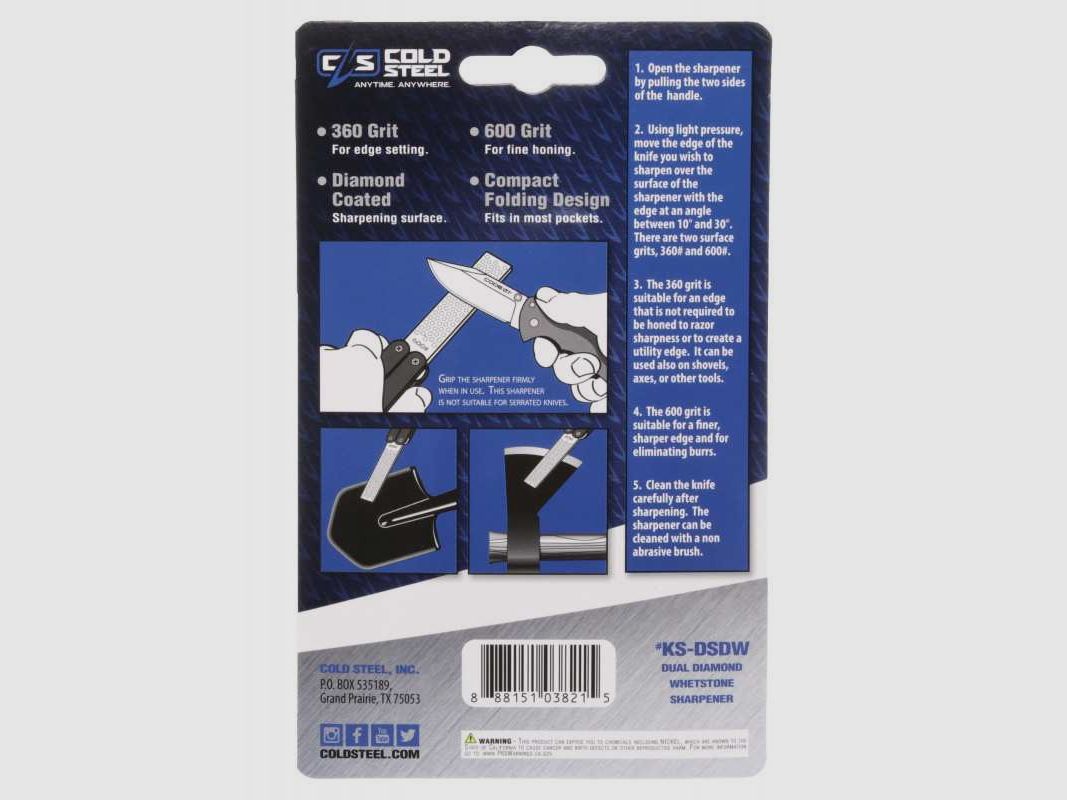 Cold Steel Zweiseitiger Messerschärfer Balisong Butterfly