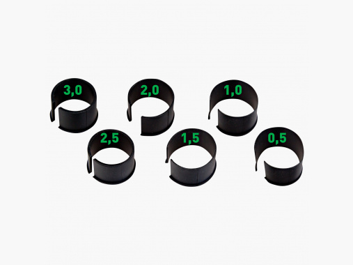 Rubber - Afstandringen Set (6-delige set) |