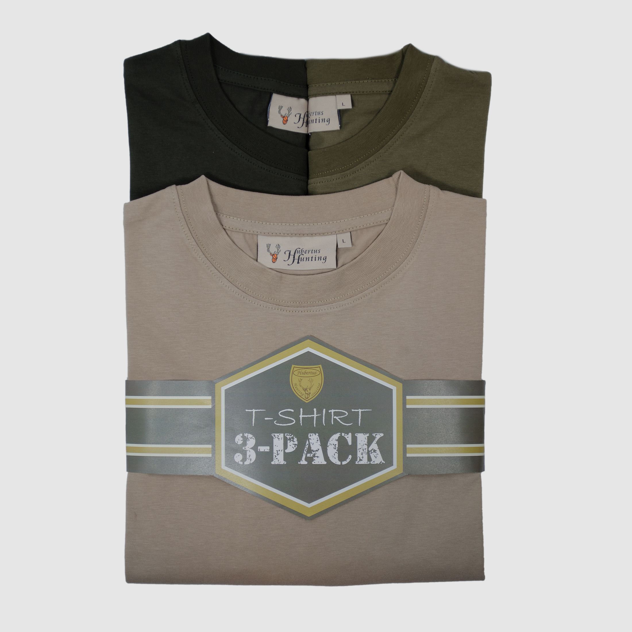T-Shirt Dreier-Pack - Rundhals