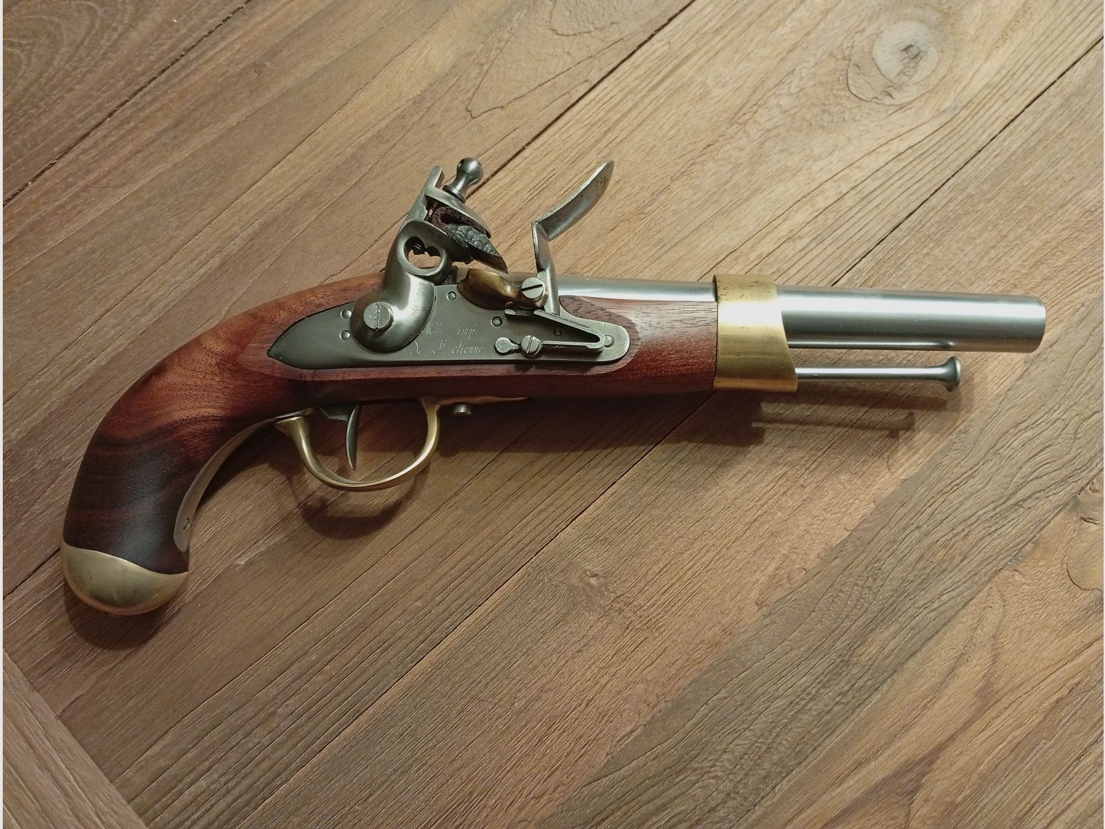 Pedersoli Steinschloß Pistole Modell AN XXIII Cal. 69