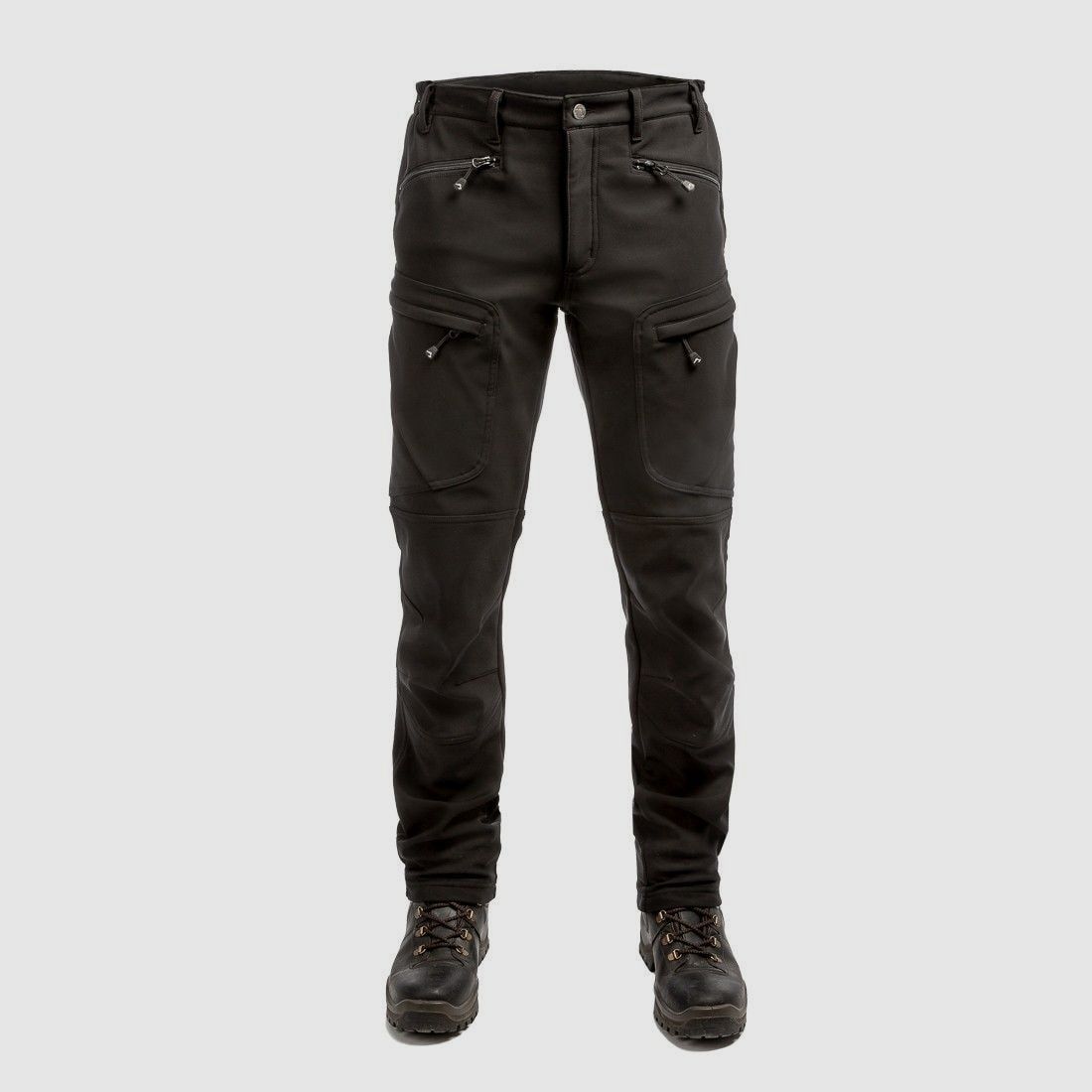 Arrak Outdoor Softshellhose Gefüttert Herren Schwarz - 46
