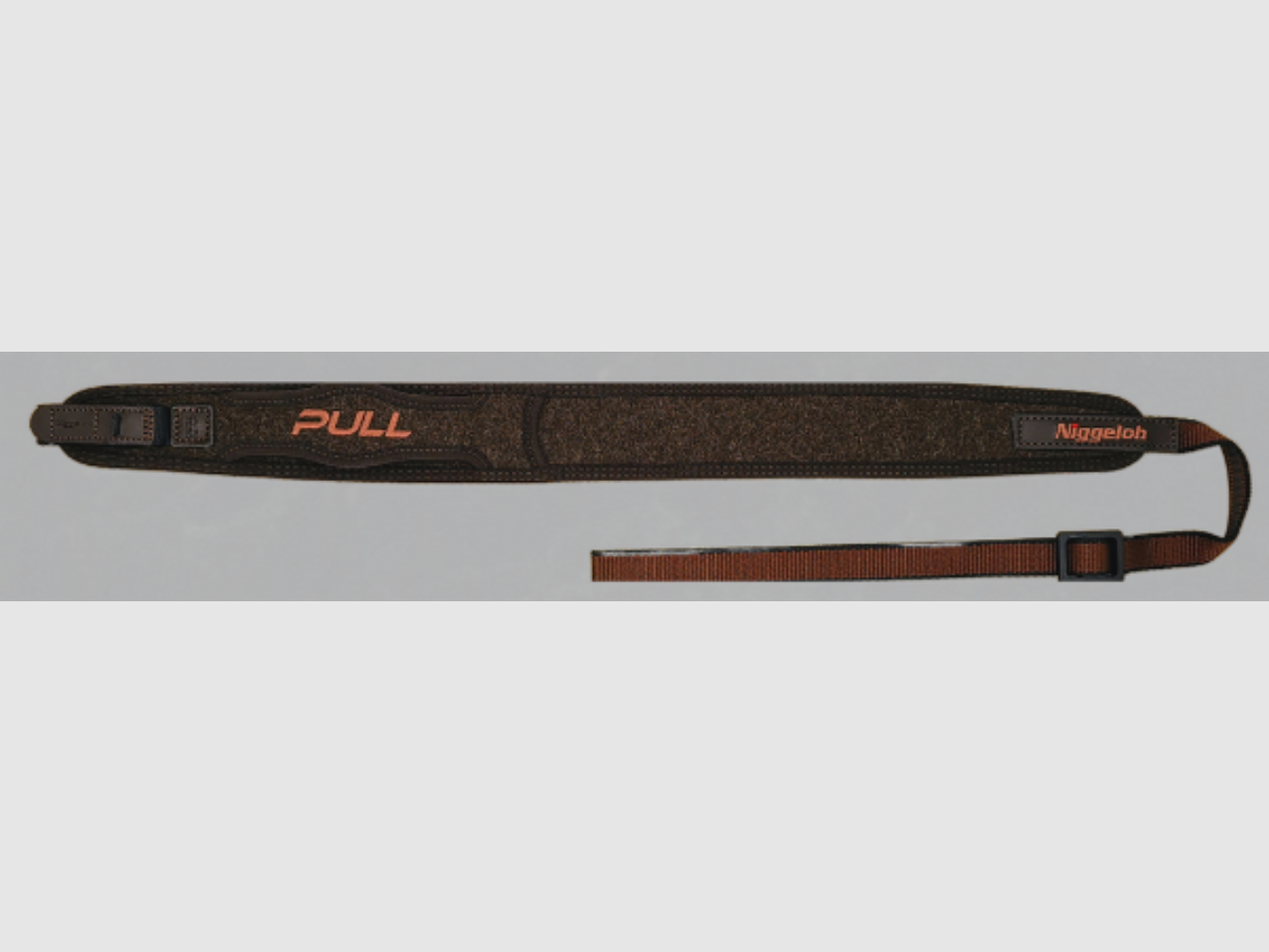 Niggeloh Geweer Sling Classic Loden PULL met Snelsluiting / bruin, afbeelding 1 van 2
