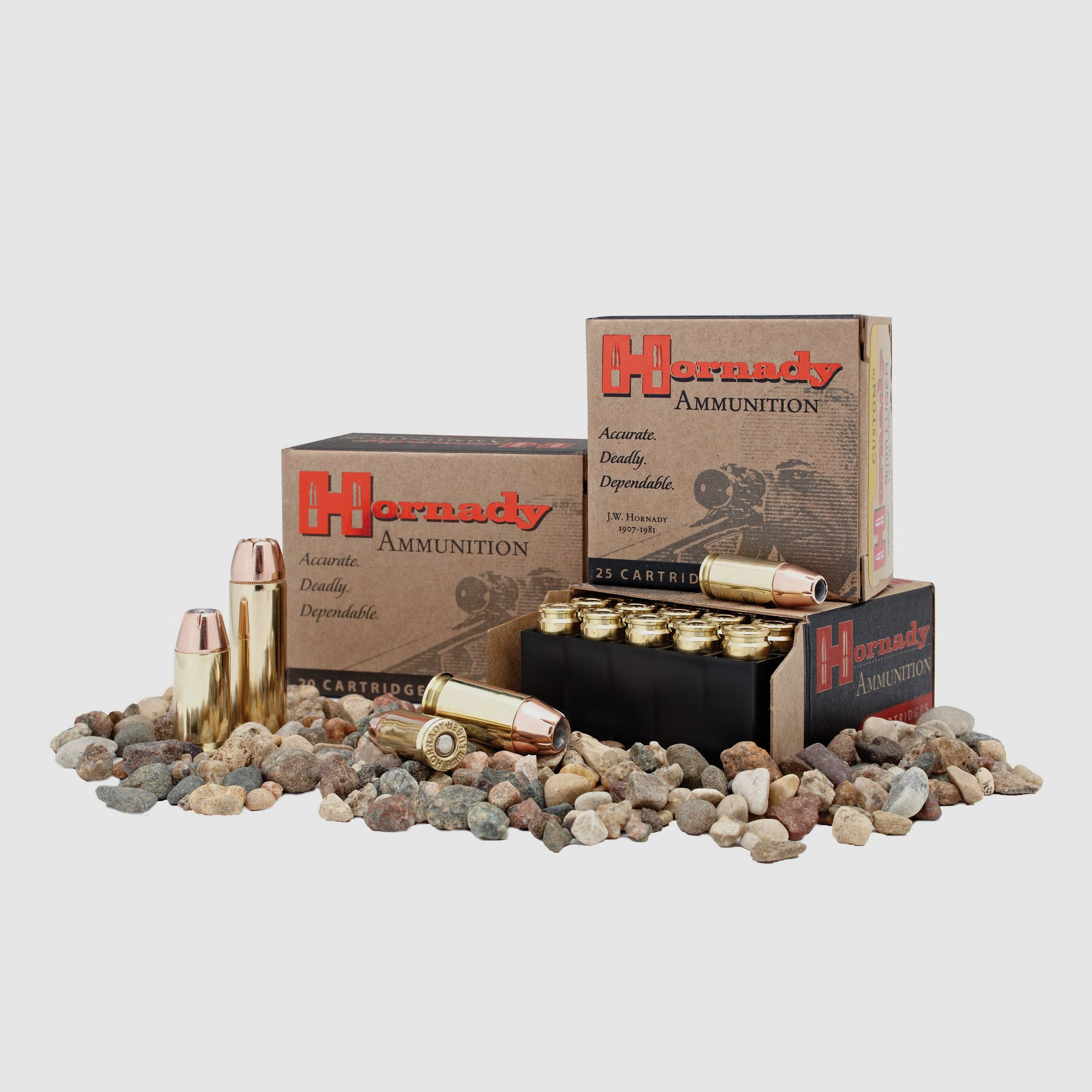 Munizione per arma corta HORNADY CUSTOM PISTOL 40 S&W 180GR XTP -CJ20 PZ, immagine 1 di 2
