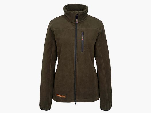 Hubertus Fleecejacke Oliv/braun