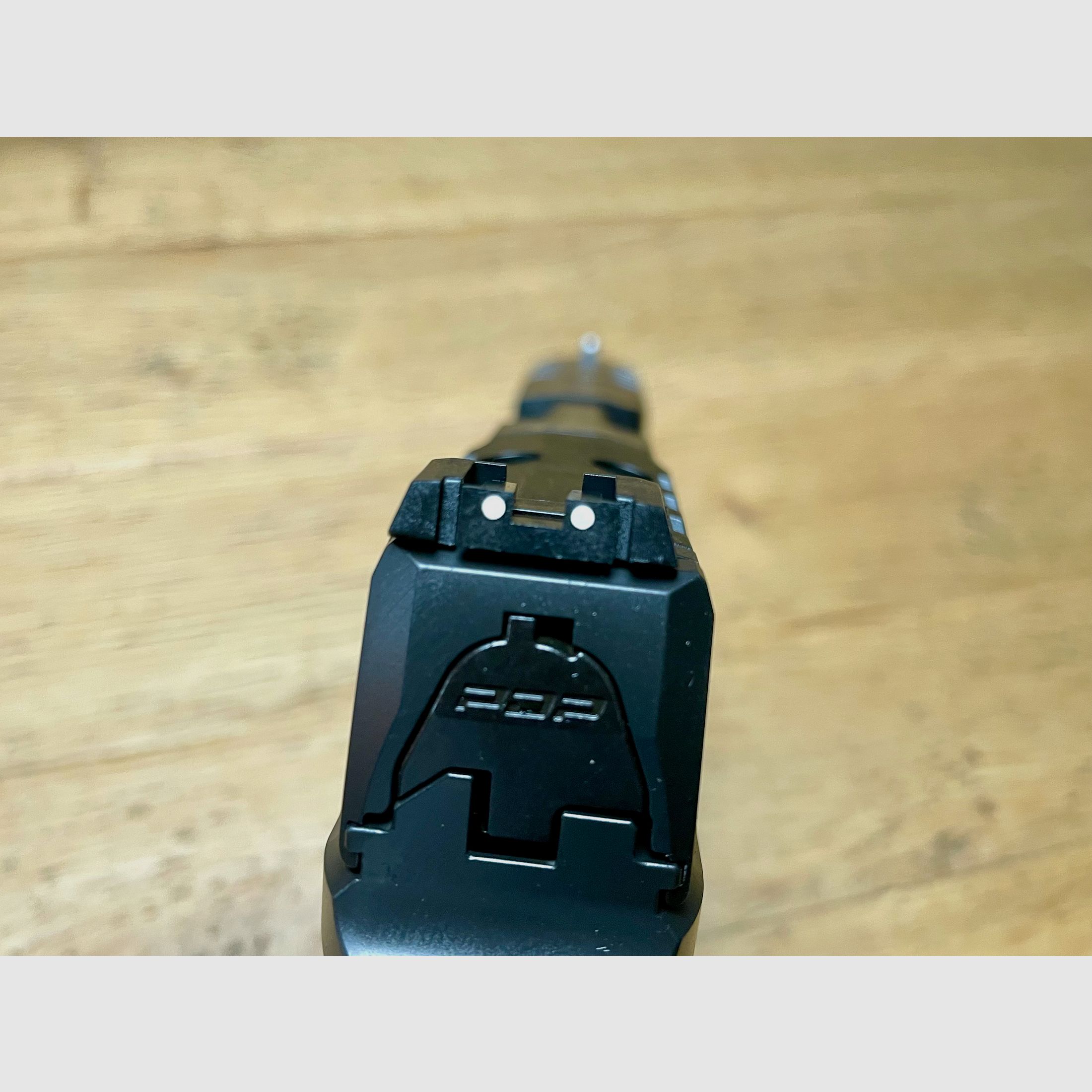 Walther Pistole PDP Stahlrahmen Vollgröße Match 9mm Optik bereit