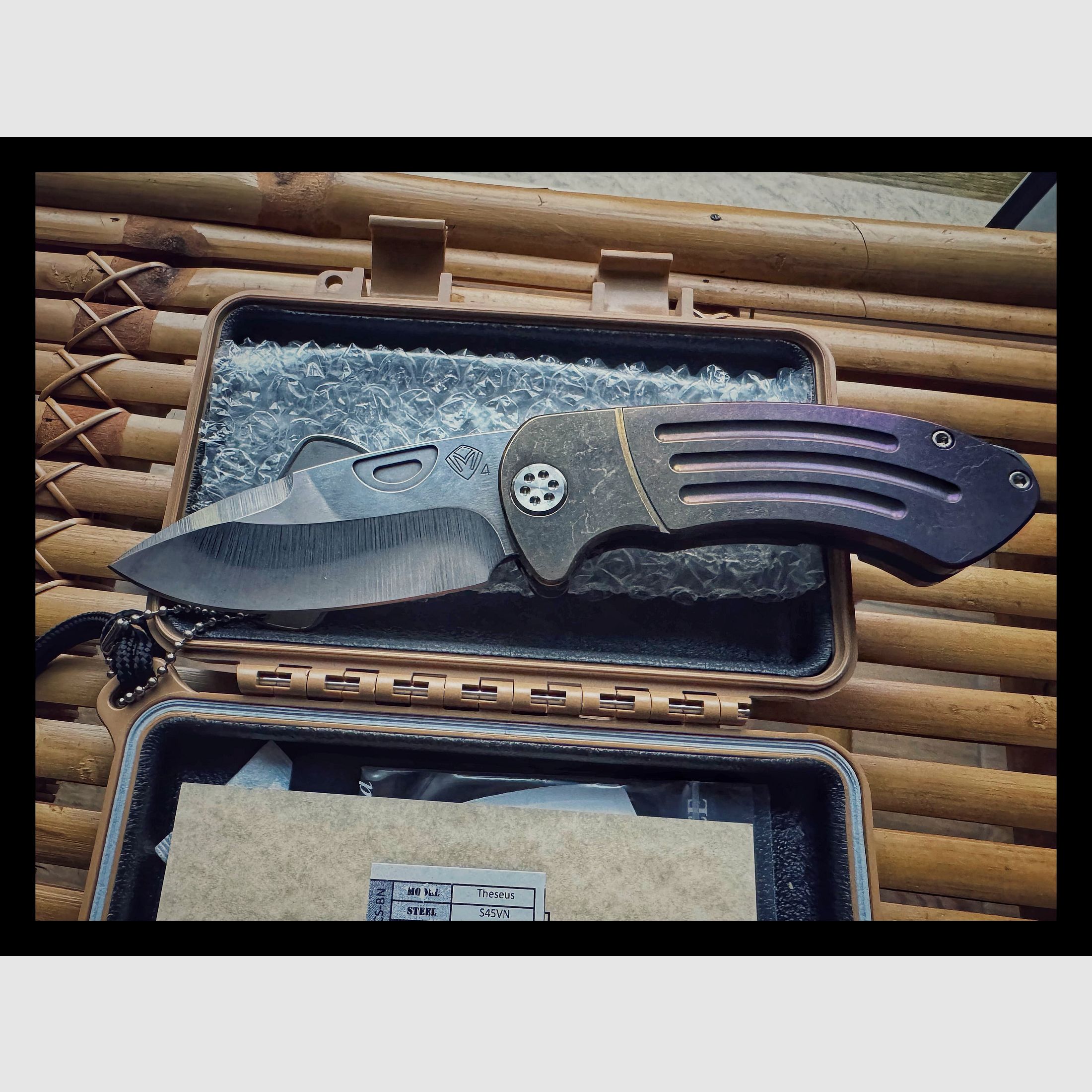 Medford Theseus nagelneu aus 10/2025 mit Rechnung Titan / S45VN Klinge Fullset