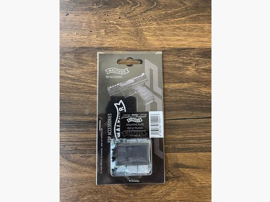 Walther Adapterplatte PDP V2 para Trijicon RMR/SRO, Holosun 507C/407C/508T, Riton, Axion