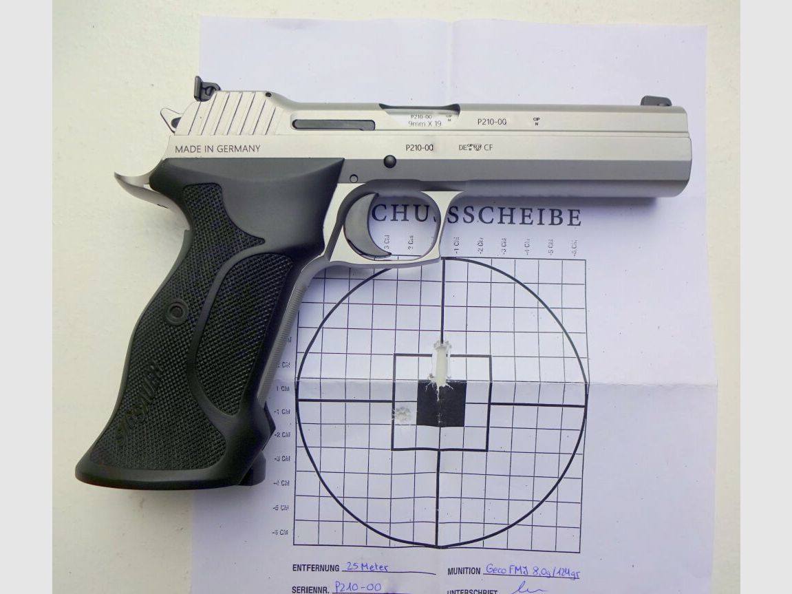 SIG SAUER Made in Germany P210 Super Target Mastershop