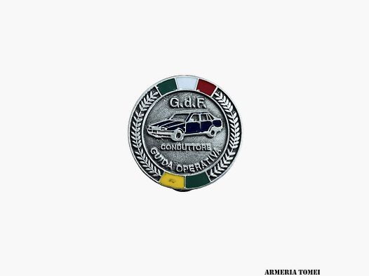 Abzeichen Guardia di Finanza Fahrer Betriebsanleitung (Alfista)
