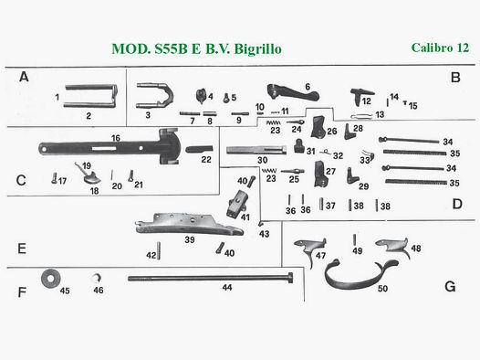 SICHERHEITSFEDER BERETTA S55 FIG.13