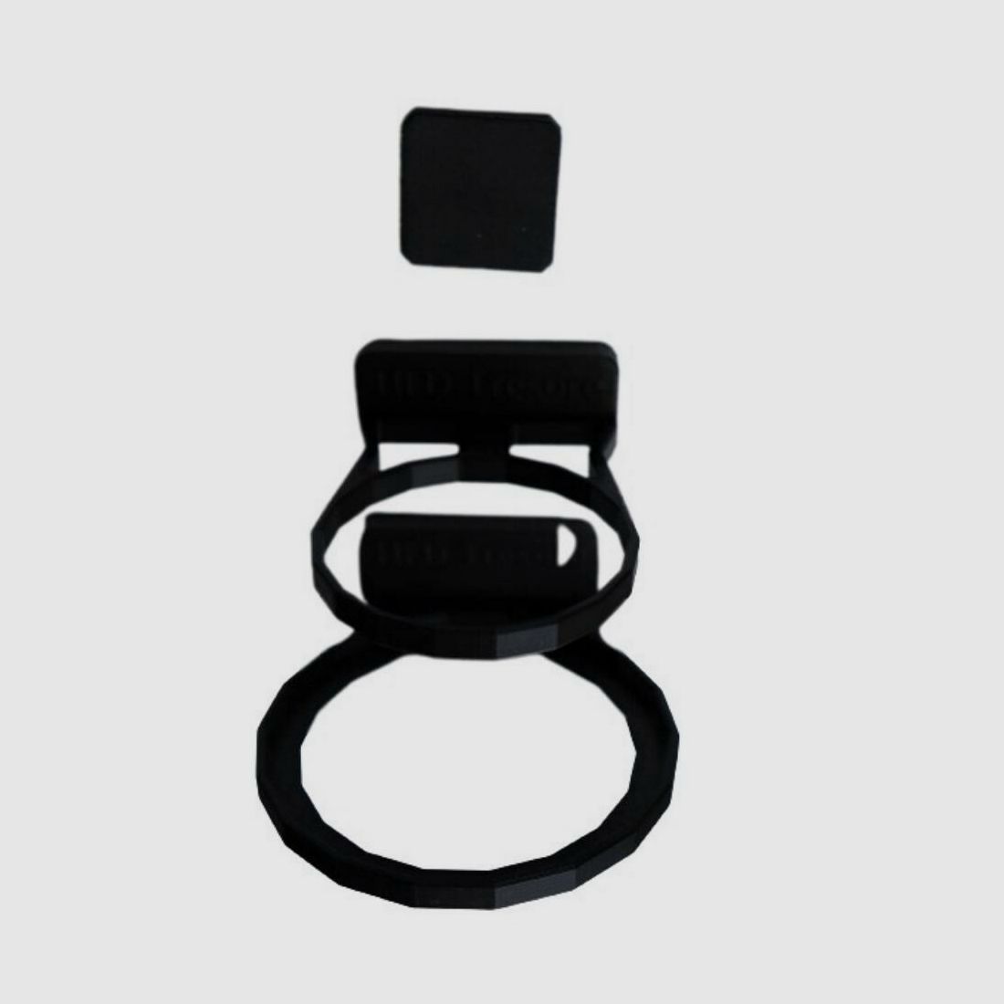 Set di supporti magnetici Gunshome uG a tre pezzi per essiccatori di silenziatori per armadietti per armi