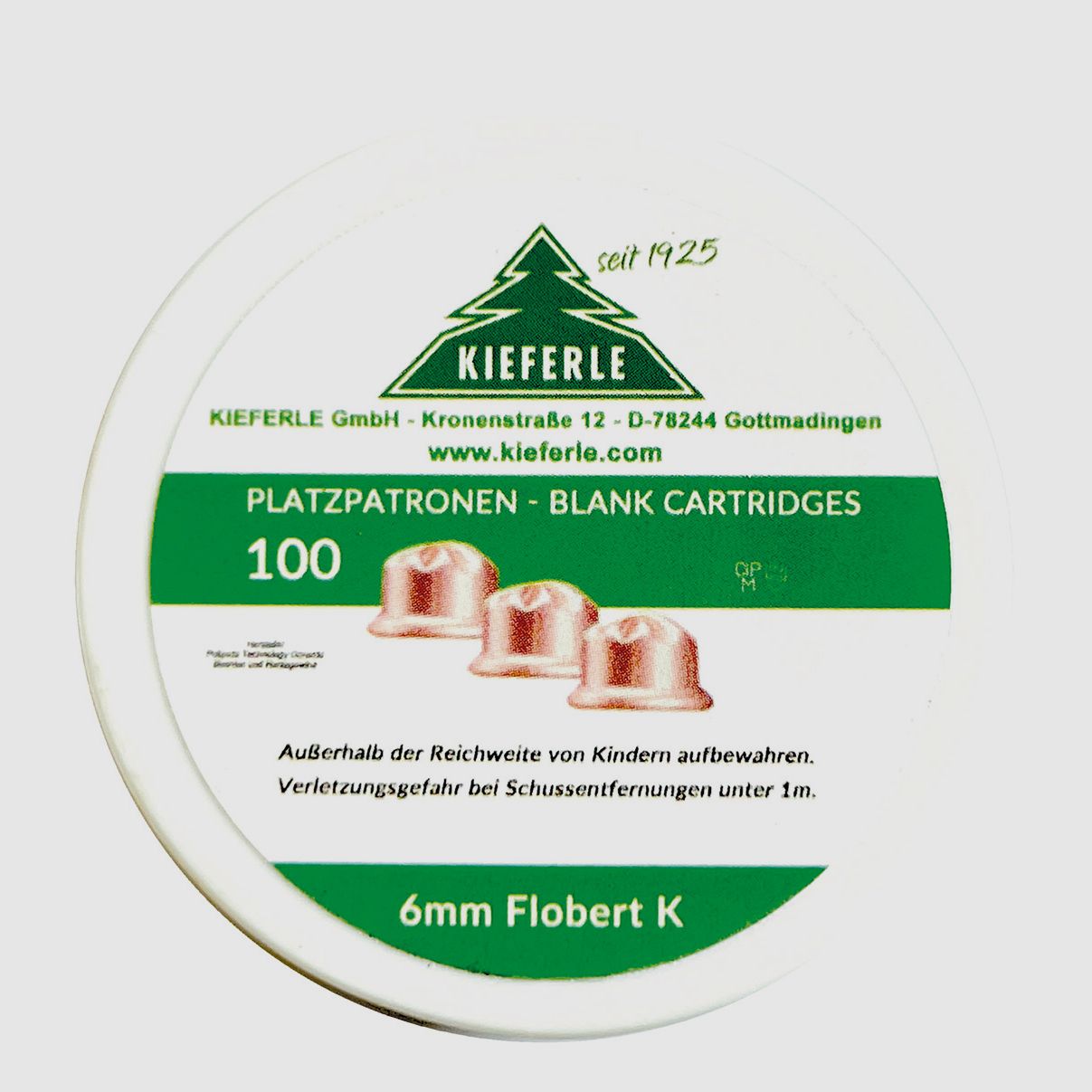 Platzpatronen Kal. 6 mm