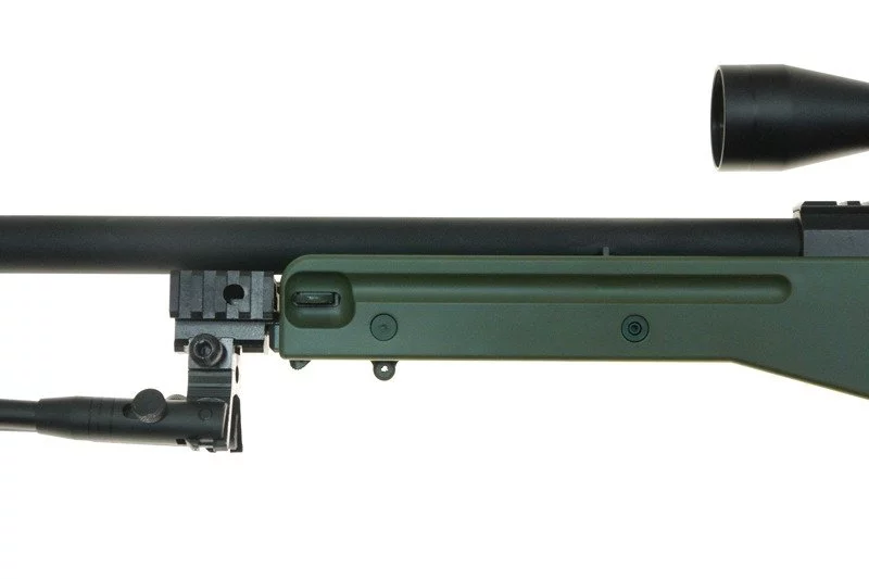 ASG sniper rifle WELL Warrior I (with bipod and scope) – Olive, image 22 of 22