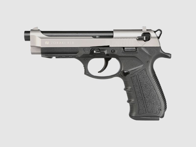 Zoraki 918 bicolor, Kaliber || SRS Pistole