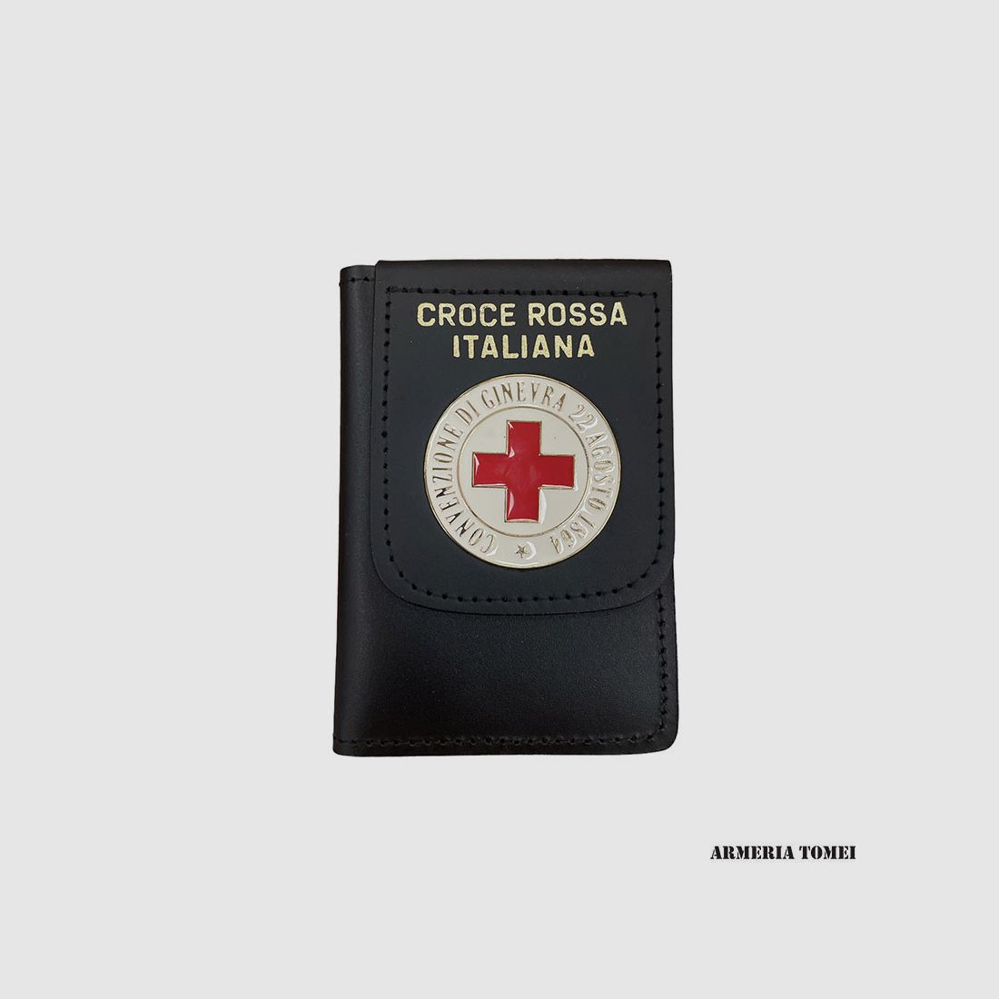VEGA HOLSTER – LEATHER WALLET ITALIAN RED CROSS – GENEVA CONVENTION AUGUST 22, 1864