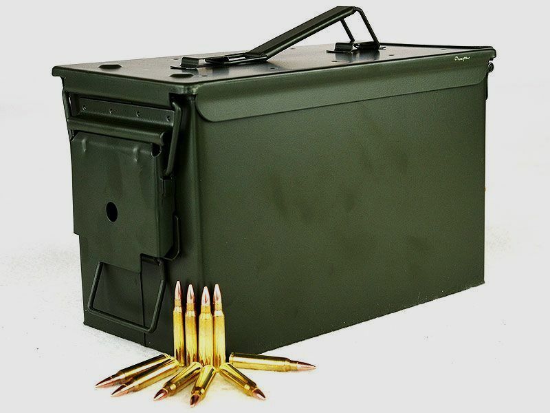PPU-Munitionsbox mit .308 WIN, FMJ 1 Munitionskiste 500 Patronen Kiste mit 500 Patronen