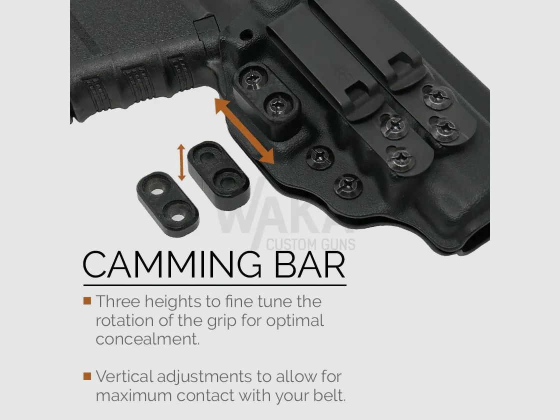 Tenicor CERTUM3 Holster zu Glock 19/45/26 MOS, RH,