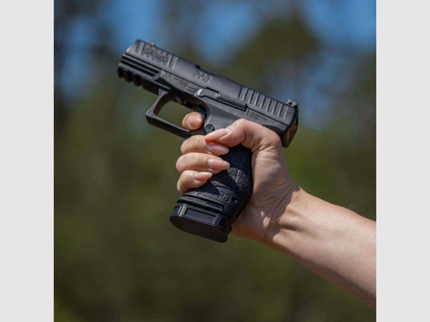 PUNCH BUTTON | Universal | Walther PPQ M2 | EMERGENCY Magazin | T4E TPM1 | SCHWARZ | Cal.43