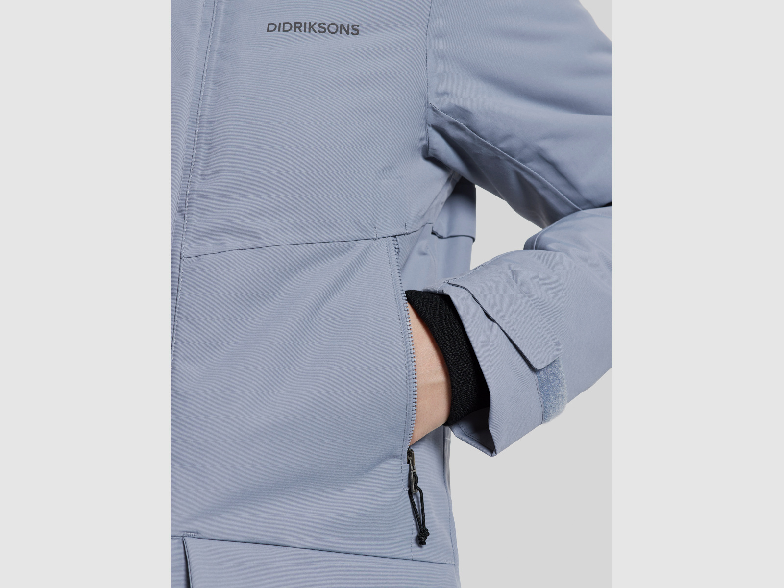 Parka para mujer DIDRIKSONS Frida 7 Azul Glacial