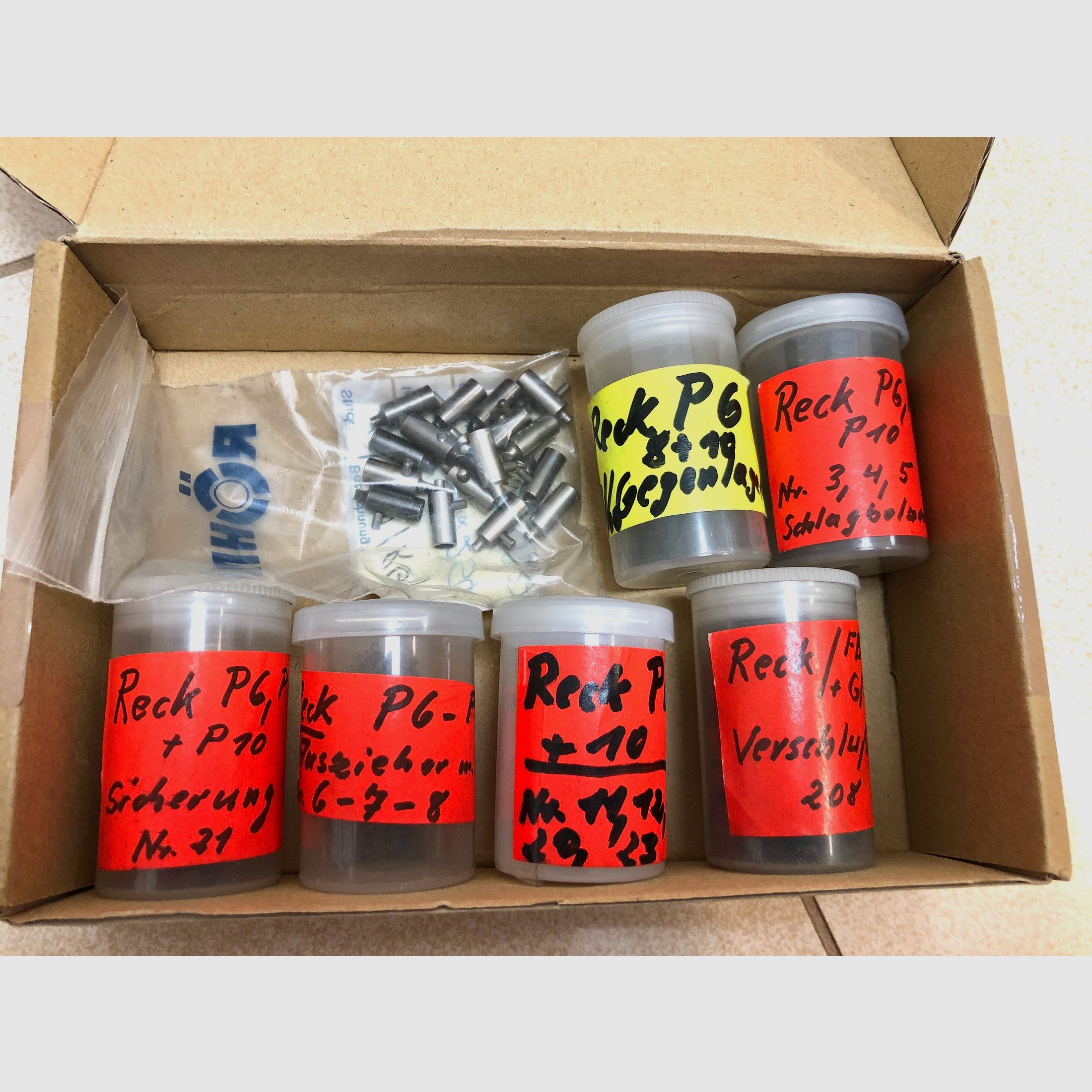 ••• #3 Ersatzteile / Reparatur-Konvolut für Schreckschusswaffen •••