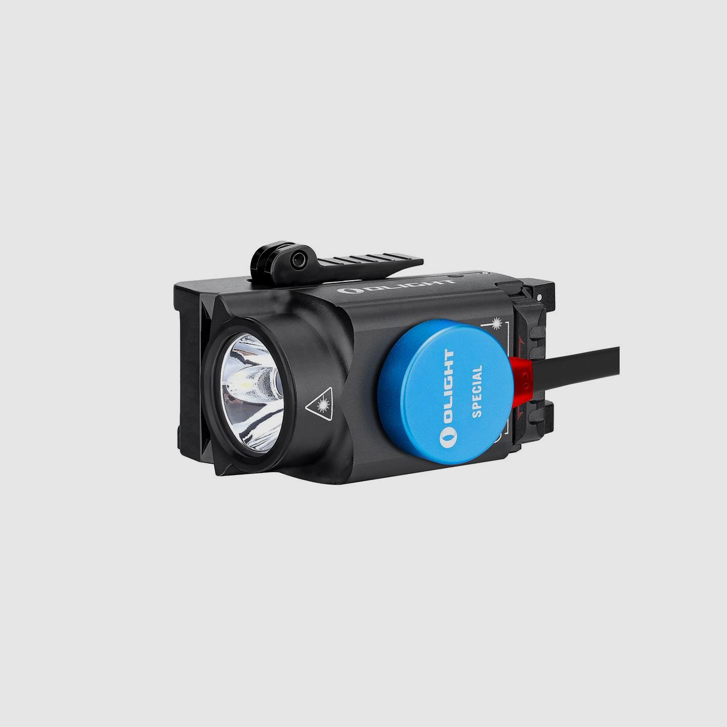 Weapon light with red laser Baldr RL Mini 600 lum. Olight black, image 3 of 31