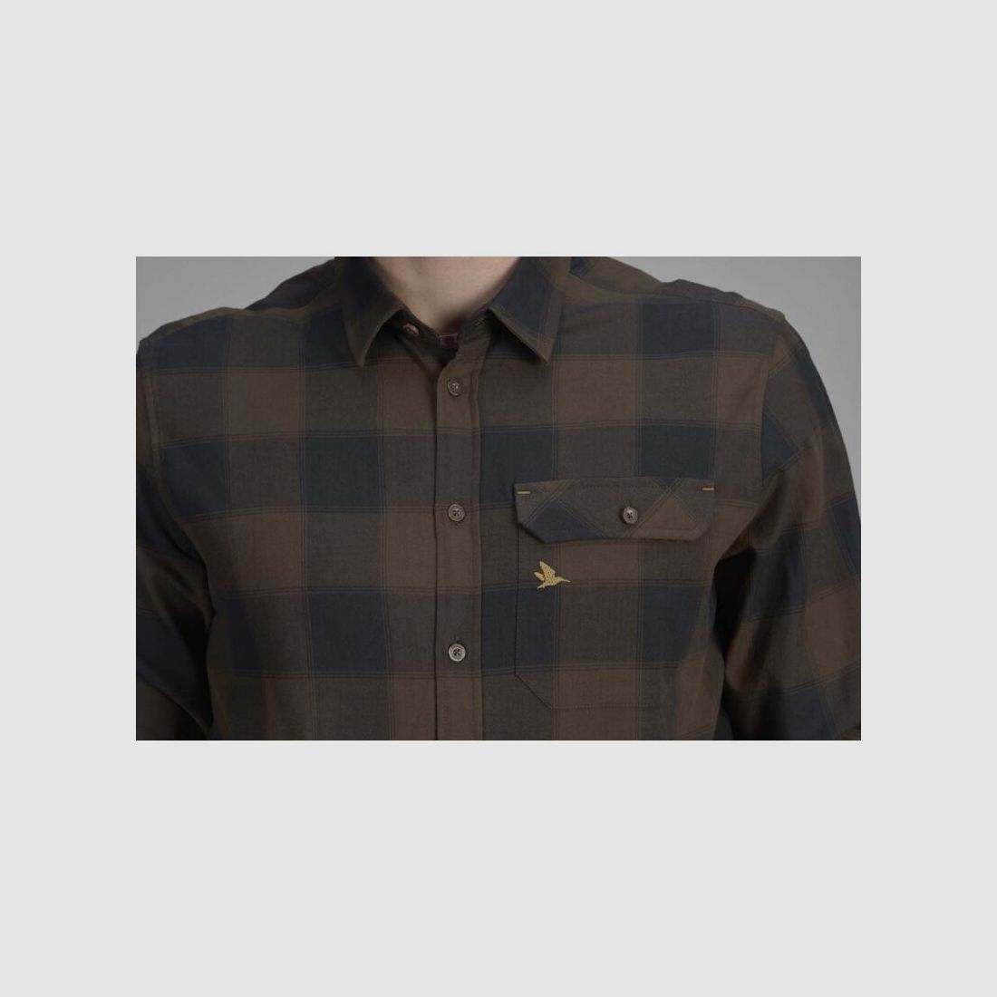 Seeland Herren Hemd Highseat Hunter brown
