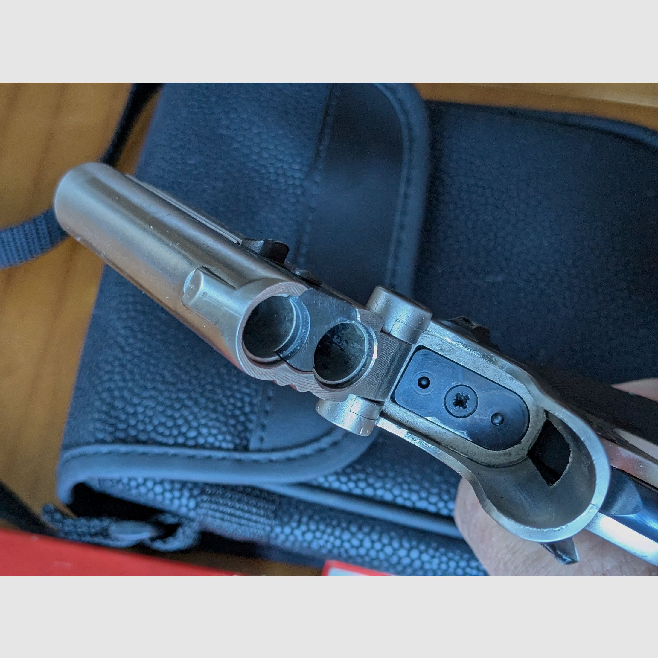 Noris Twinny Derringer Kal.9 mm Knall mit Zubehör, neuwertig
